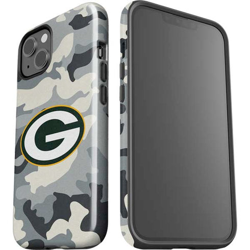 NFL Green Bay Packers Camo iPhone 15 Impact Case